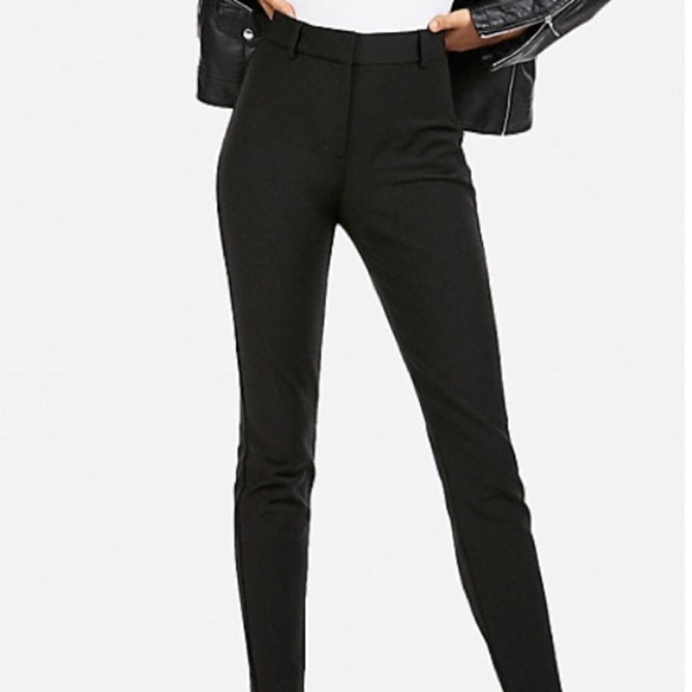 Stylish Black Pull-On Pants